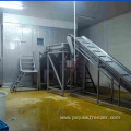 2000KG/H Fluidized Tunnel Bed Freezer